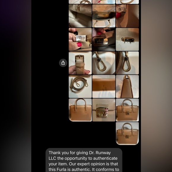 Furla Metropolis M Two Way Leather Bag - Picture 2 of 16